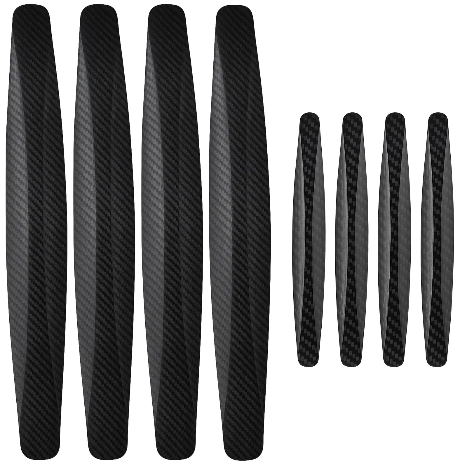 Protezione Paraurti Auto Con Asta Labbro 75mm, Regolabile, Supporto Anteriore/posteriore Universale, Colore Nero
