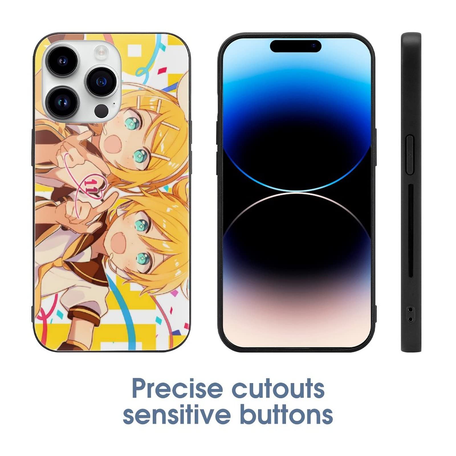 Amazon.co.jp: スマホケース IPhone14用ケース 鏡音リン 鏡音レン