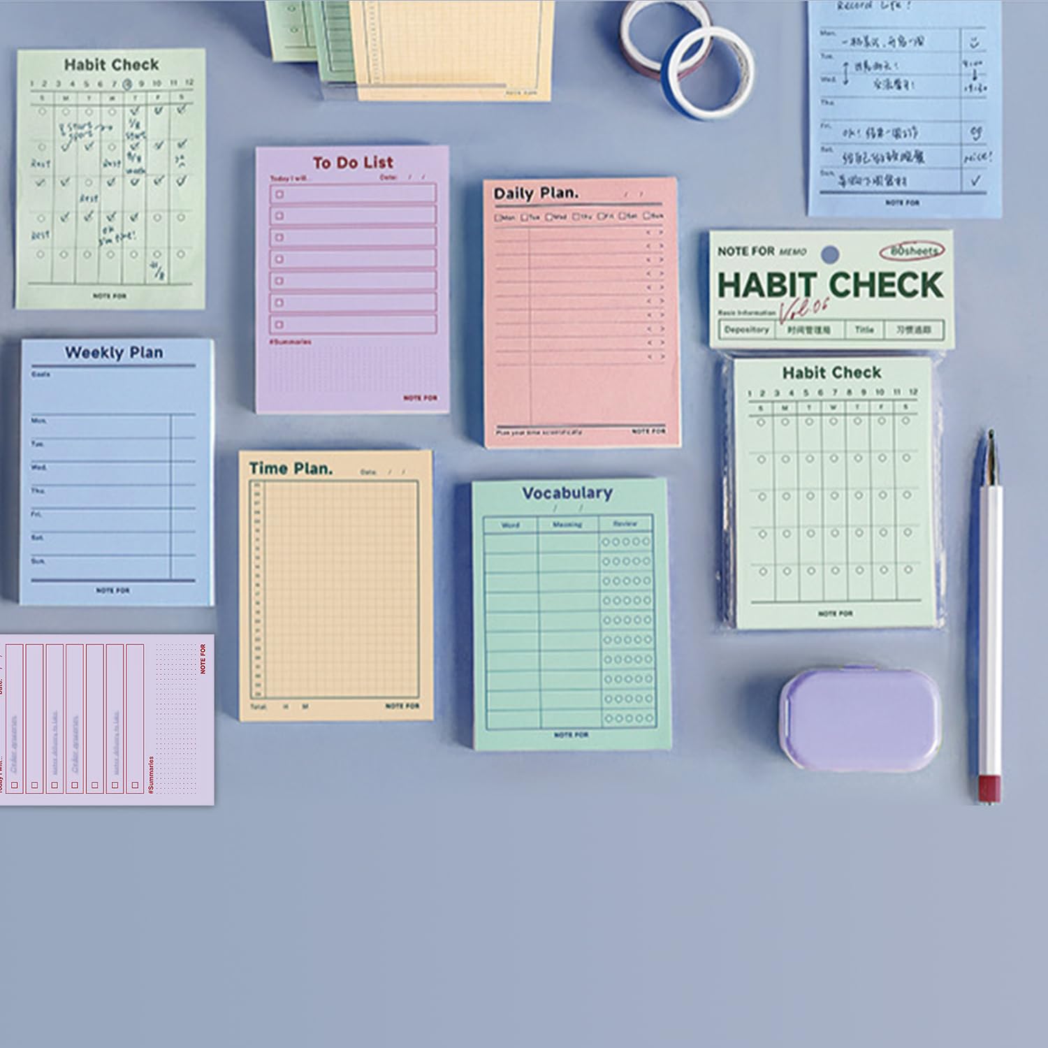 Vocabulary Memory Study Notebook Note Taking and Vocabulary Learning - Image 6