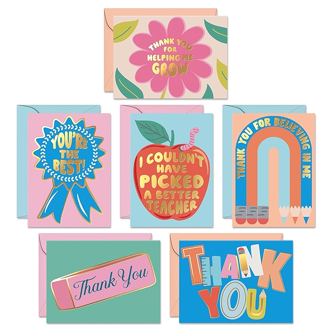 S&O 2025-6 学校教师感恩卡套装（24张）