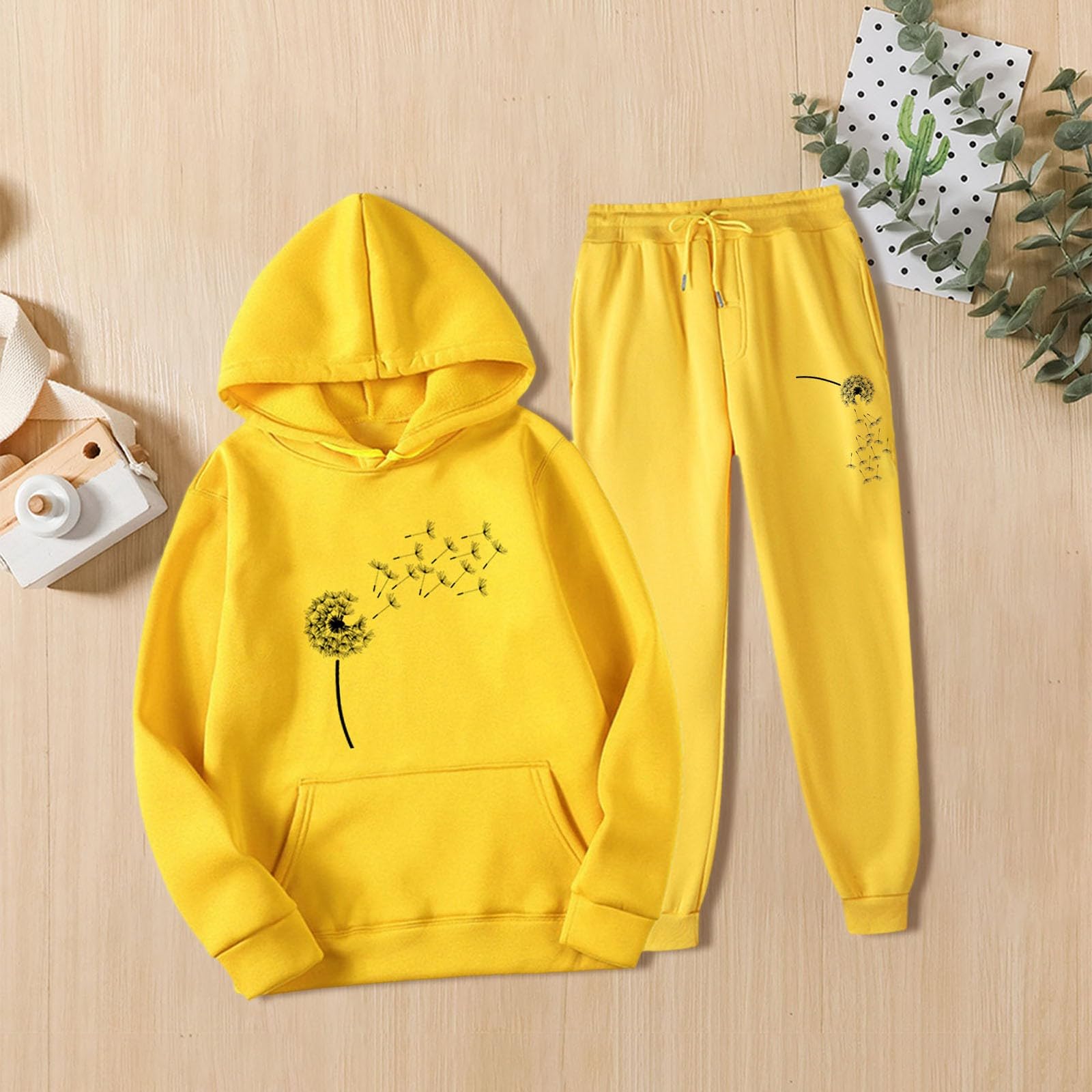 Tuta da jogging da donna in due pezzi, elegante, set da 2 pezzi, comoda