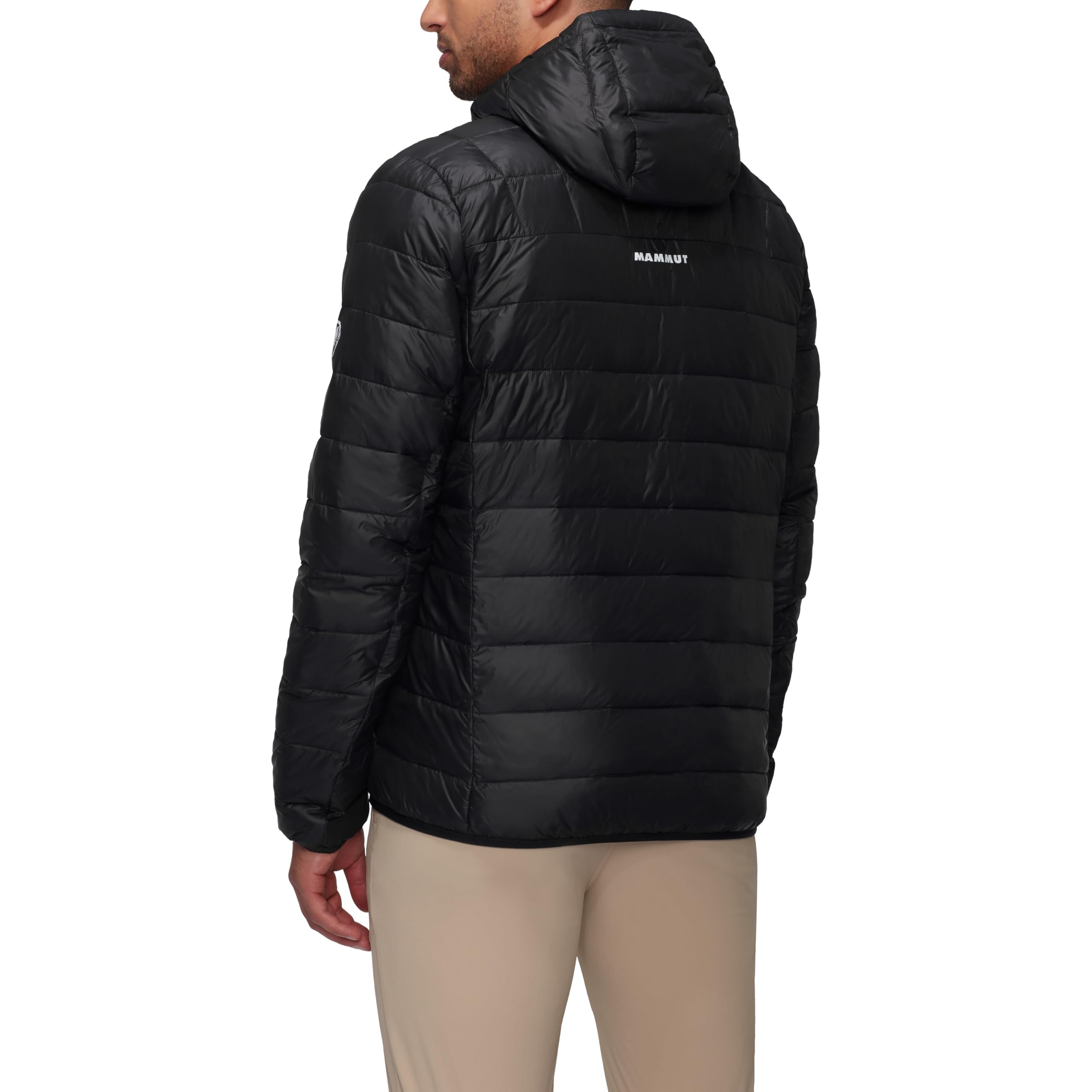 Mammut Crag IN Hooded Jacket Men – Kurtka Ocieplana Męska z Kapturem | Lekka, Zimowa i Pikowana | Rozmiar L, Czarny