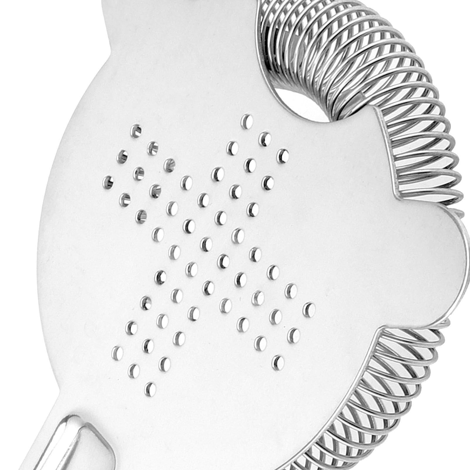 12 coladores de cóctel de 6.5 pulgadas, herramienta de colador de barra de acero inoxidable, colador de camarero de 2 puntas para bar, restaurante, hogar, plateado 3