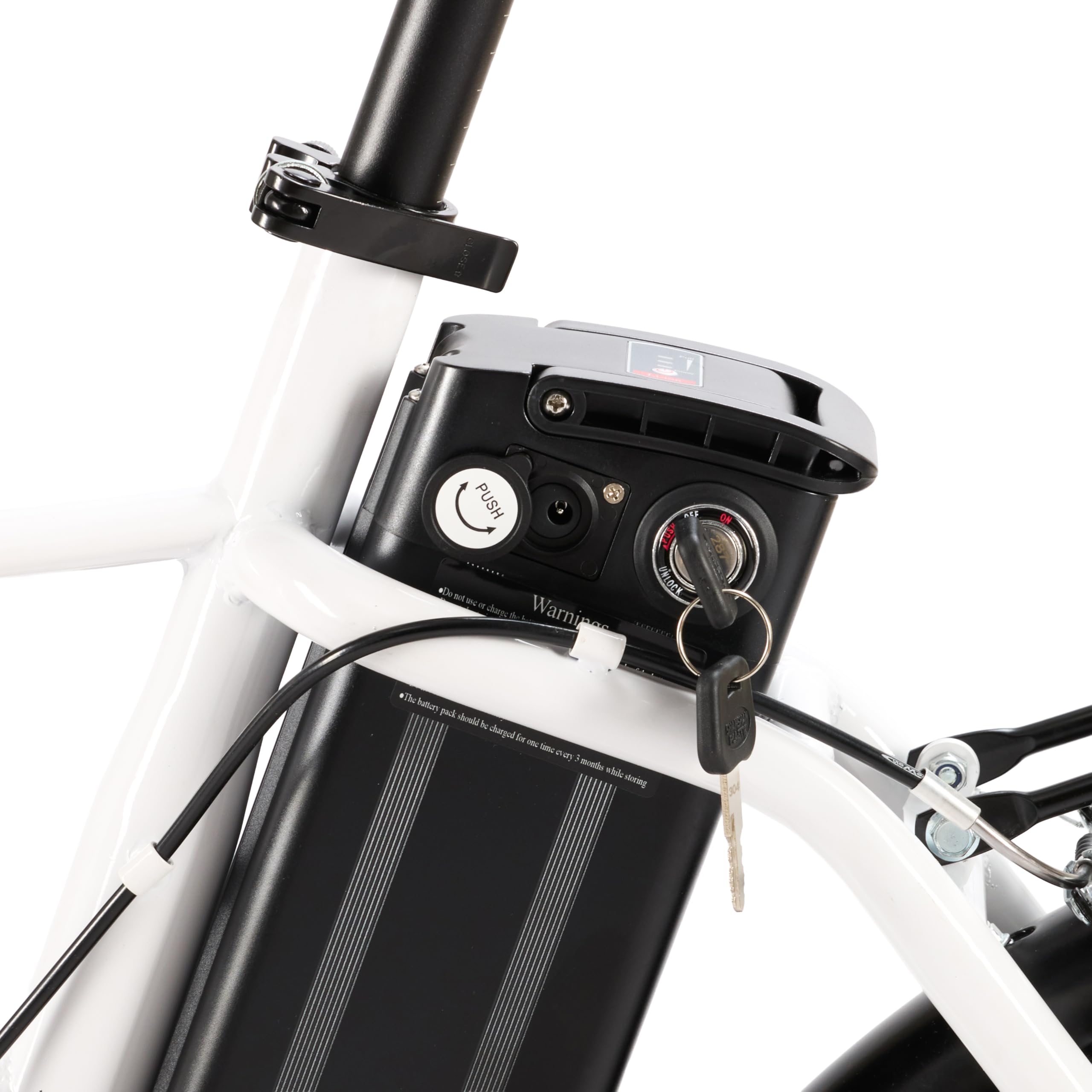 Nilox J1 PRO Bicicleta Eléctrica Plegable, Autonomía 40km y Velocidad 25 km/h, Motor Trasero 250 W y Batería Litio Extraíble 8 Ah, E-bike con Pantalla LED 5 niveles
