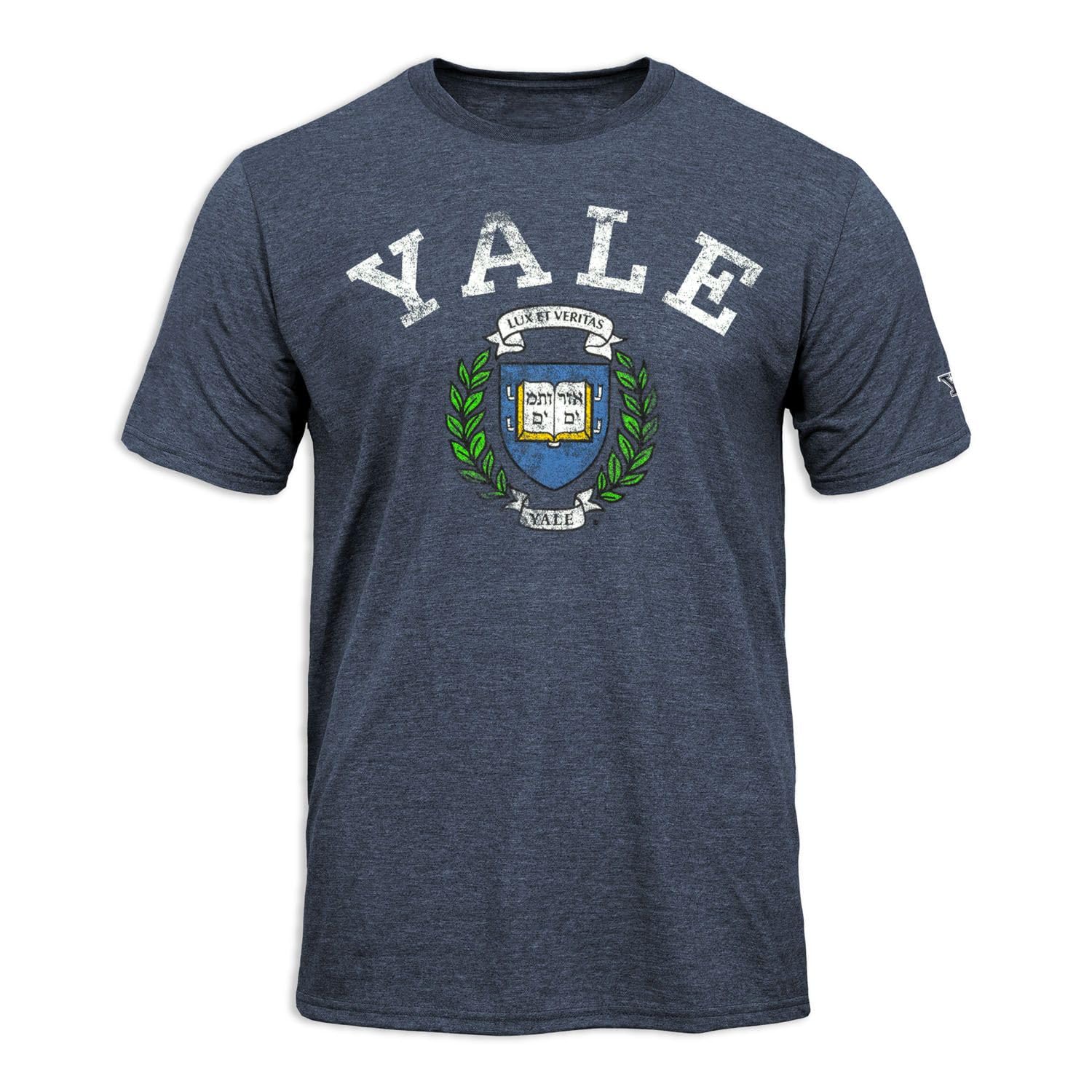 Barnesmith NCAA Unisex Short-Sleeve Ring Spun T-Shirt, Premium Lightweight Cotton, Laude Design, Woven Sleeve Team Logo
