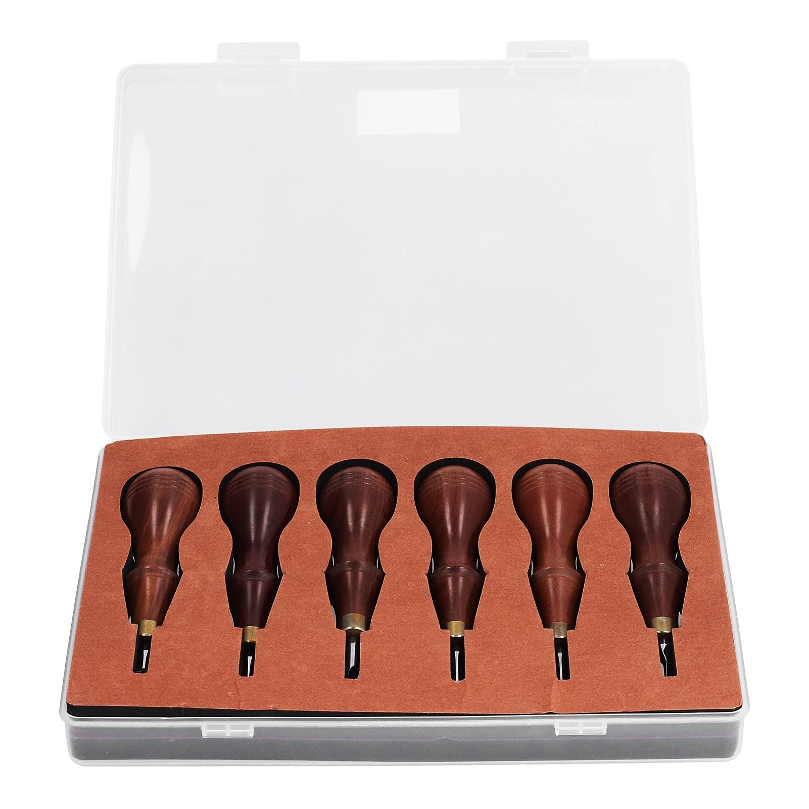 Fafeicy Couteau à Montre à Manche en Bois de Santal, Kit de Réparation de
