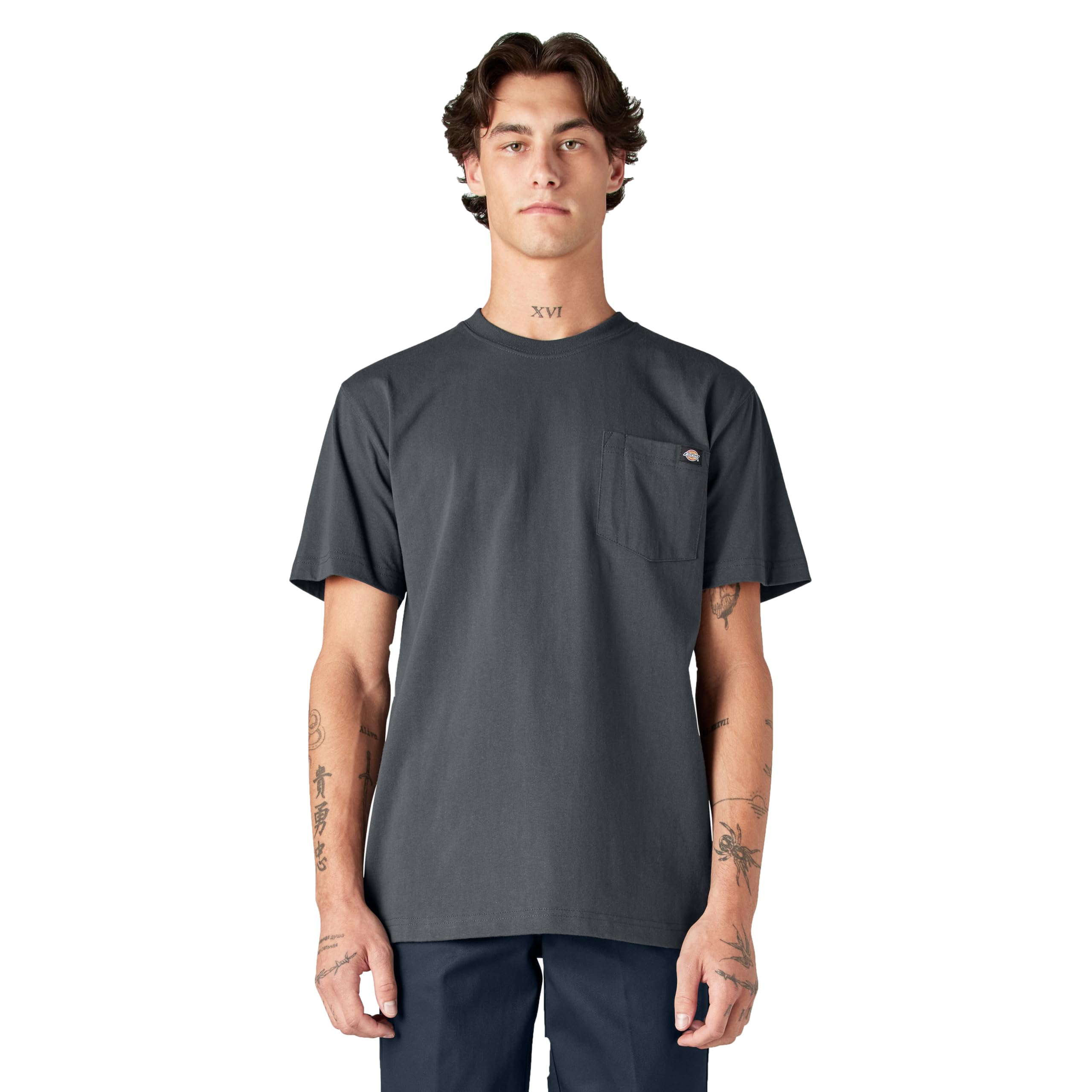 Dickies Men's Short Sleeve Heavyweight Crew Neck