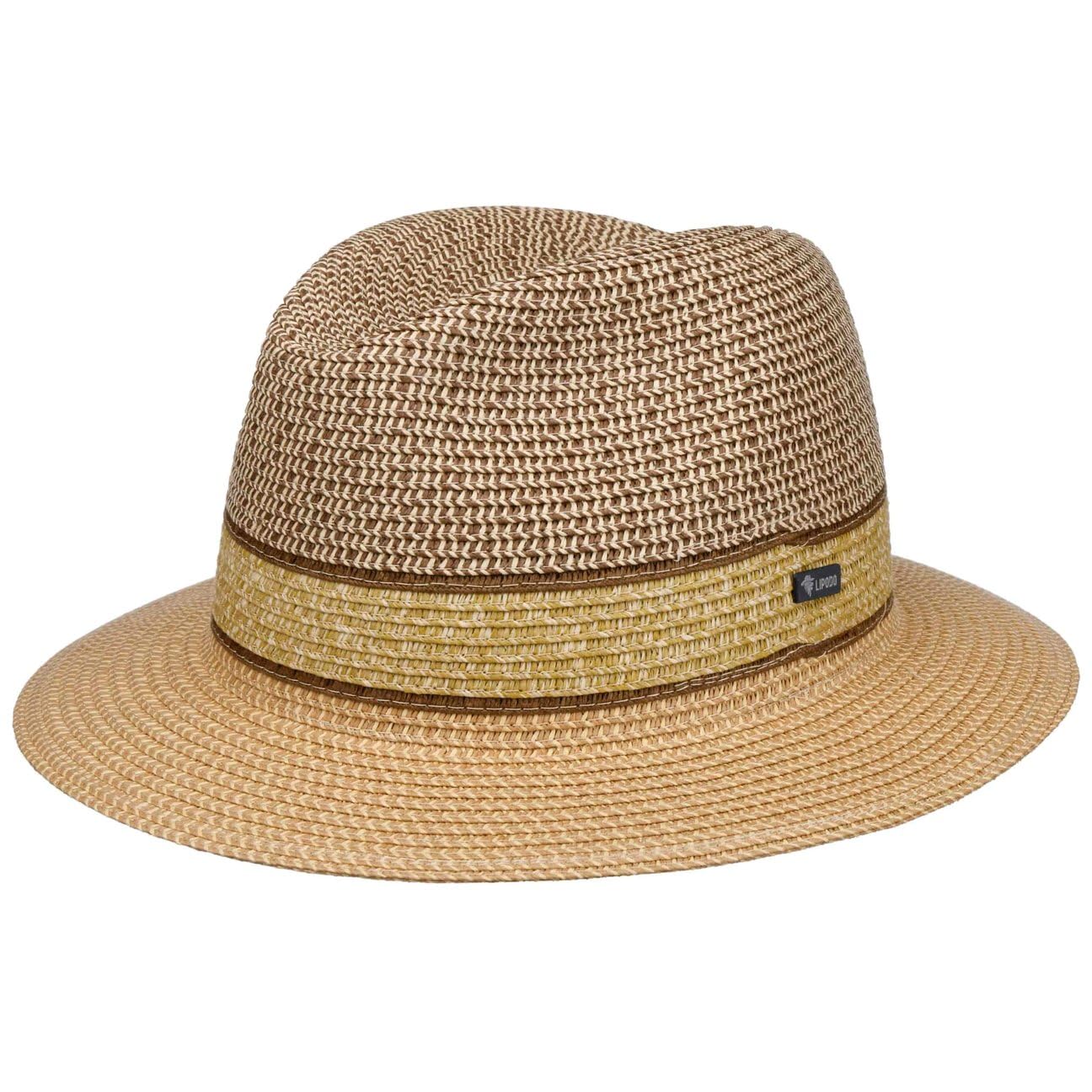 LIPODO Cardello Traveller Cappello di Paglia Prodotto in Italia Uomo Primavera Estate