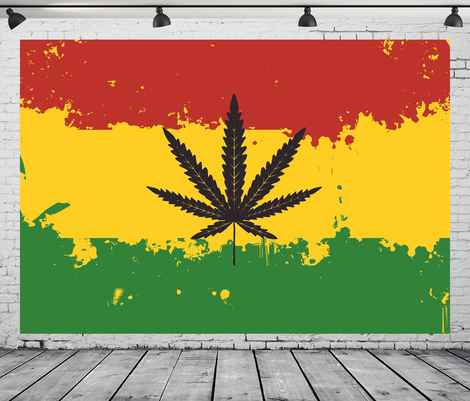 Rasta Weed Background