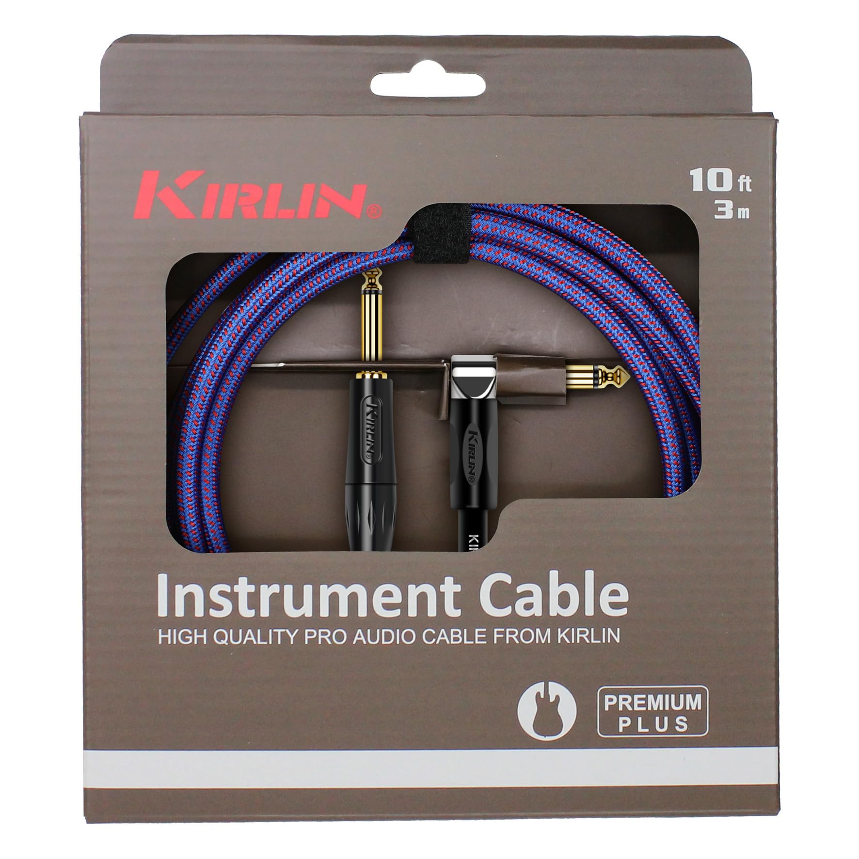 Kirlin Cable Derecho ángulo A Recto Cable de instrumento