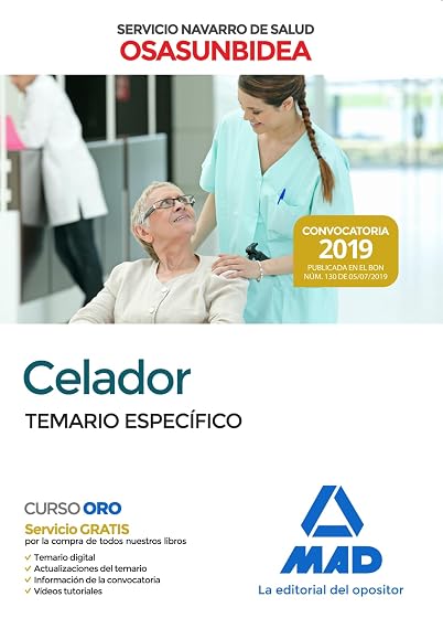 Celador del servicio navarro de salud-osasunbidea. Test del temario