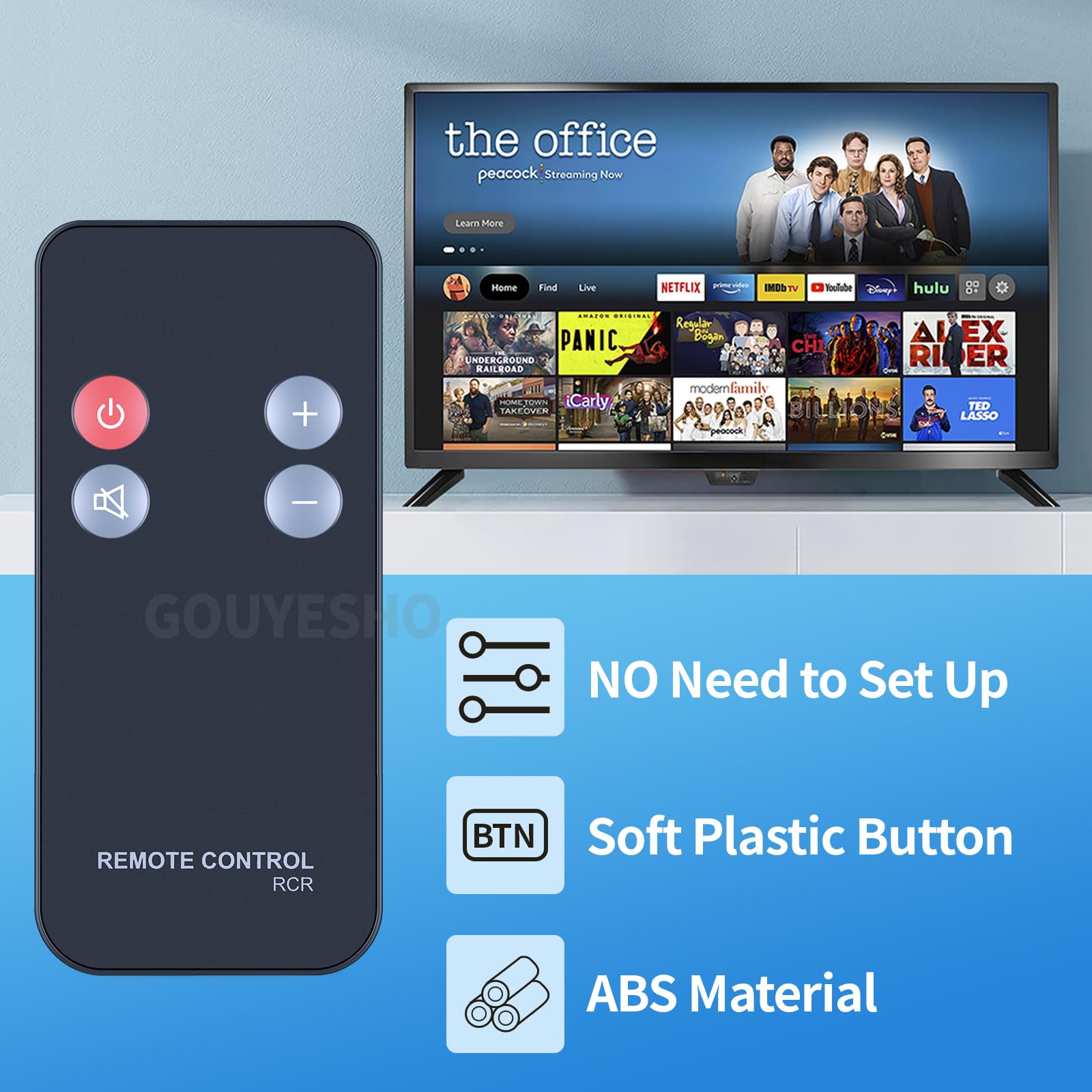 New Replacement Remote Control for Bose CineMate Home Theater Speaker System 1-SR, Black - Image 3