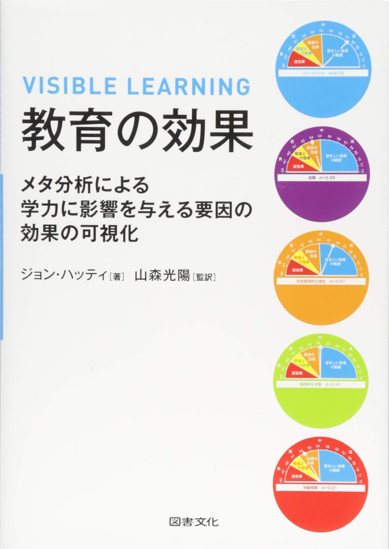 Amazon.co.jp: 教育の効果: メタ分析による学力に影響を与える要因の効果の可視化 : ジョン・ハッティ, 山森光陽, 山森光陽: 本