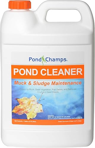 Miniatura 1 de Pond Champs Limpiador de estanques - Bacterias beneficiosas - Seguro para peces Koi y Gold - 1 galón