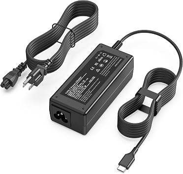 Chromebook Charger, 45W USB C Laptop Charger Compatible with HP Lenovo Dell Acer Asus Samsung Google and All Type-C Device
