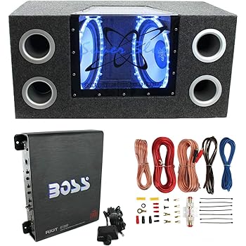 car dual 10 amplified subwoofer