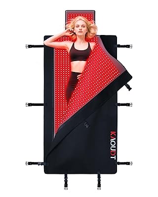 2025 Medical-Grade TPU Red Light Therapy Mat for Full Body Pain Relief, FSA&HSA Eligible 73"x33" Dual Wavelength Infrared Red Light Blanket with 2570 LEDs for Home Use