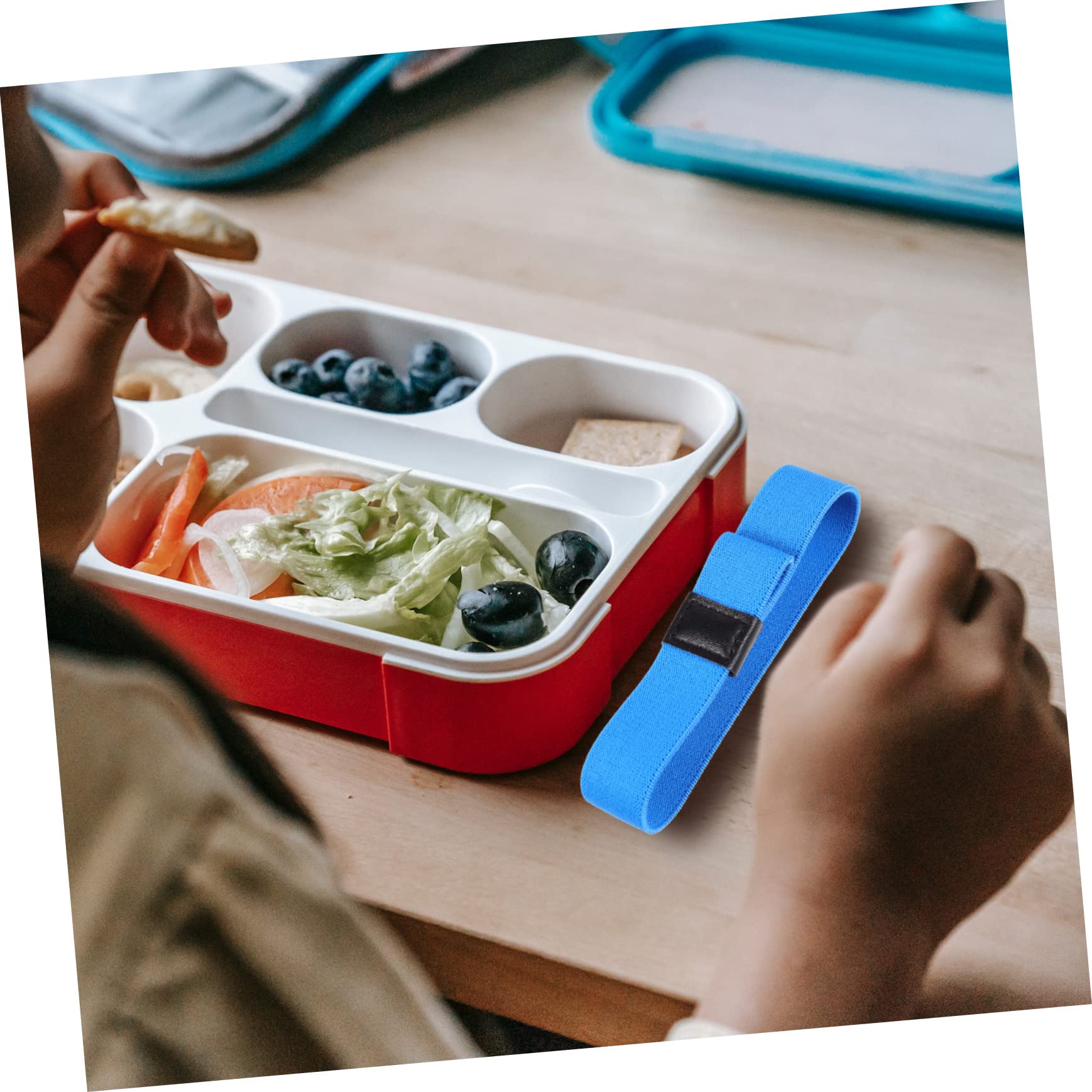 Angoily 4 Stks Elastische Lunch Box Band Bento Lunchbox Riem