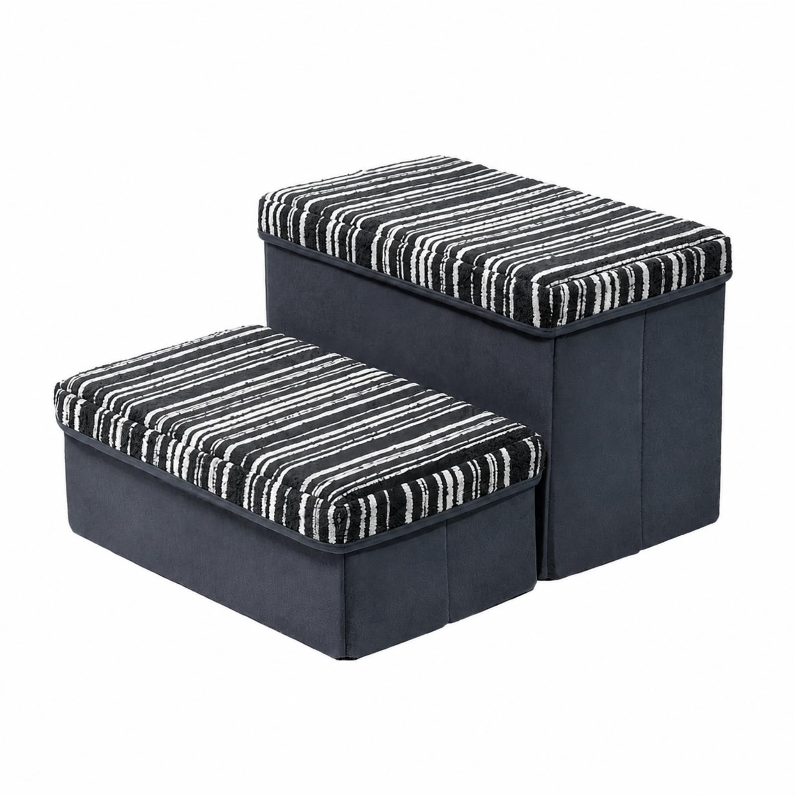 Escalera Mascotas Lavable Escalera con Peldaños Acolchados Compacto para Perros, Hogar, Espacios Reducidos,