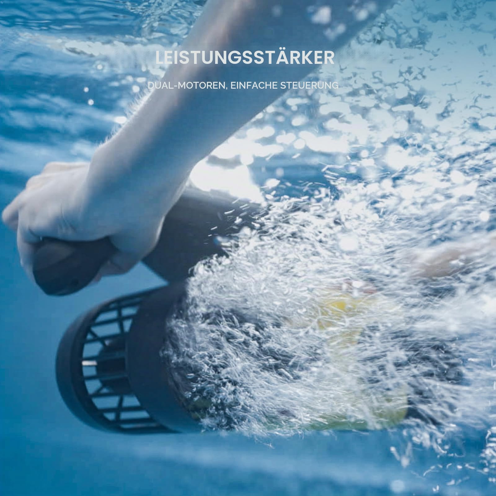 LEFEET C1 Unterwasser-Scooter: Max 60 Minuten Akkulaufzeit, Scooter mit Action-Kamera-Halterung,IPX8 30m, wasserdicht, für Wassersport,Schwimmbad-Tauchen
