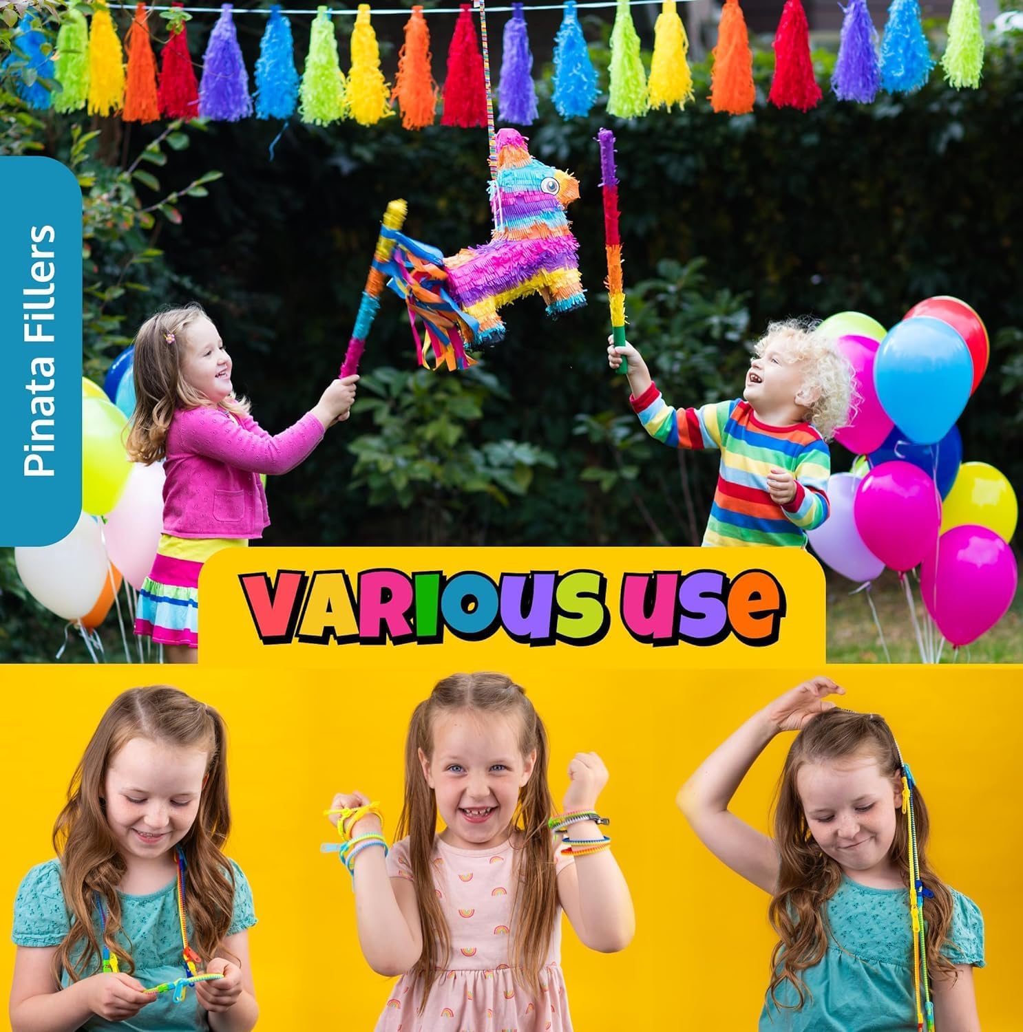 UpBrands 30 Valentine's Day Cards for Kids School with 90 Fidget Zipper Bracelets Party Favors Toys, Bulk Valentine's Day Gifts for Kids, Classroom Valentine Exchange Gifts - Student Incentives