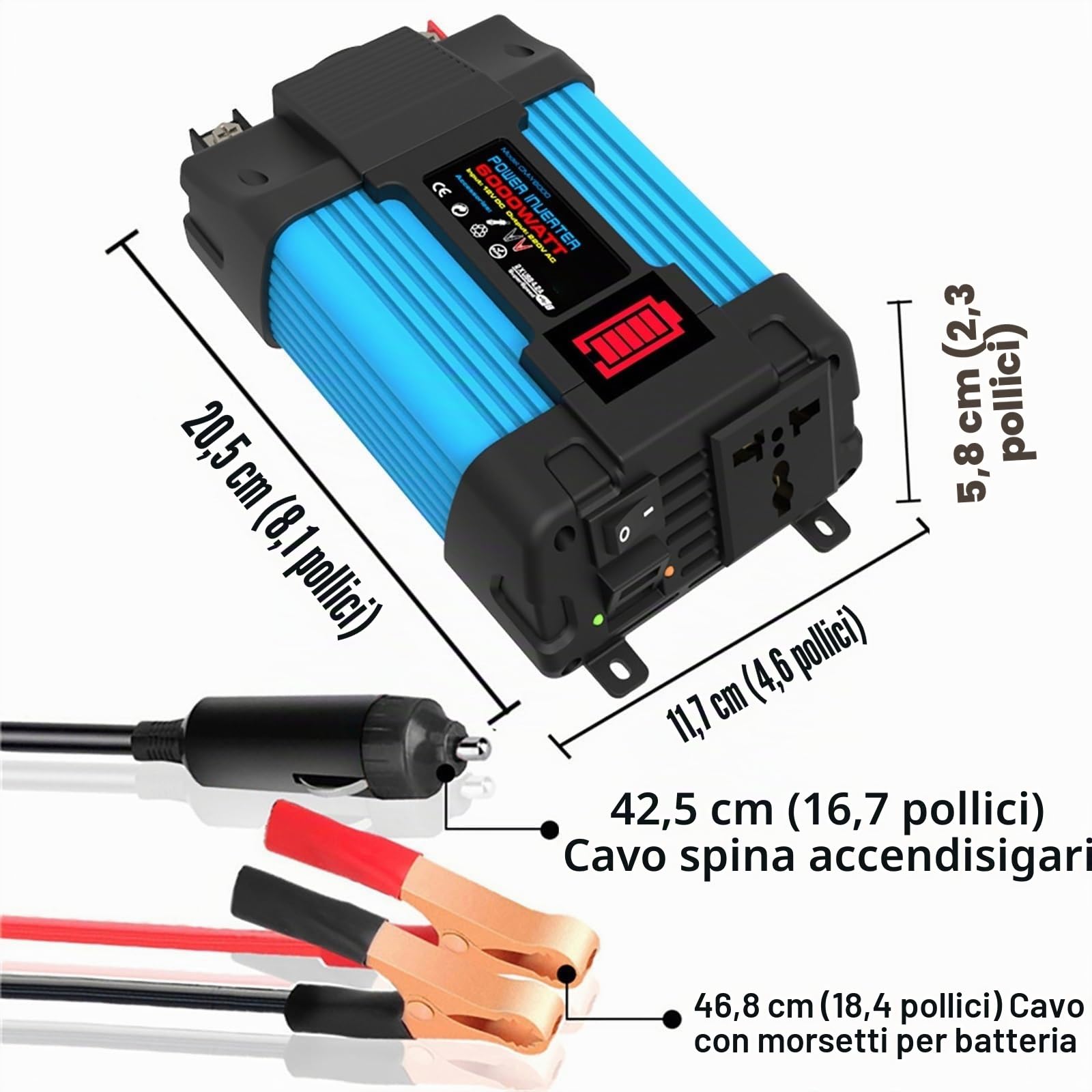 Kit Completo Di Pannelli Solari 4000W 6000W Kit Di Sistema Inverter Solare Con Pannello Fotovoltaico Pieghevole Da 50W E Regolatore Da 50A Sistema Di Rete Domestica Con Generatore Solare(6000W,12V-110