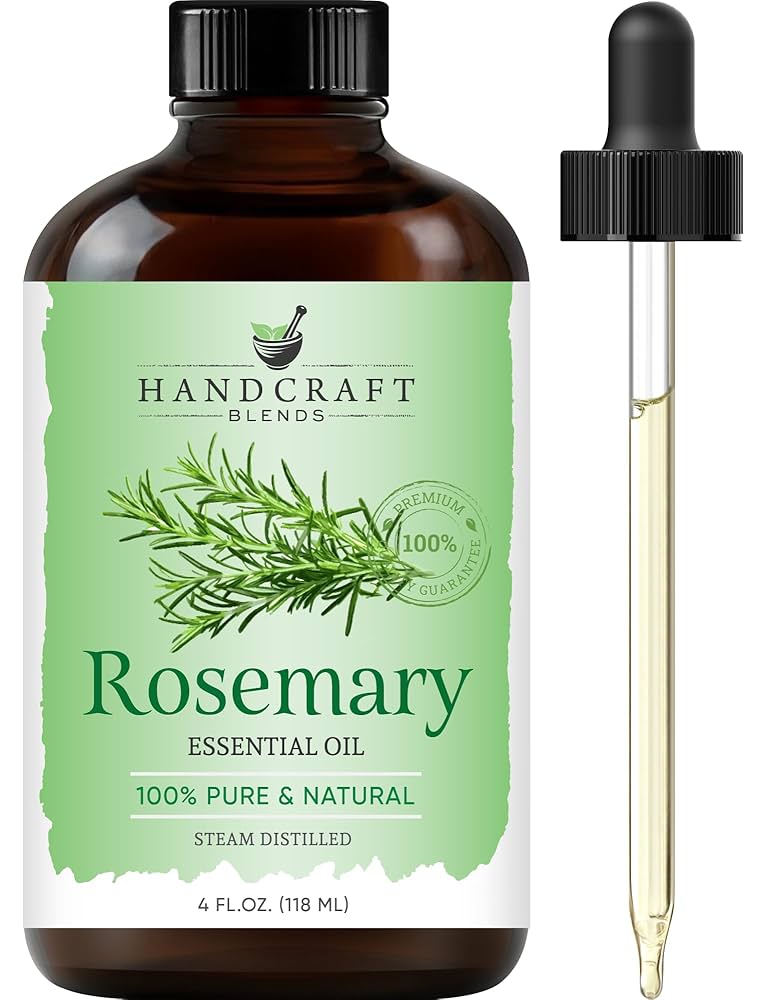 Amazon.com: Handcraft Blends Rosemary Essential Oil – Huge 4 Fl Oz – 100% Pure and Natural – Premium Grade Essential Oil for Diffuser and Aromatherapy, Skin, Massage, Candle and Soap Making Fragrance :