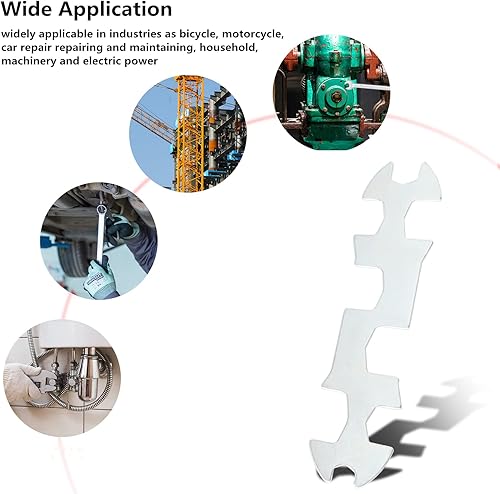 Miniatura 3 de Llave de extremo abierto superfina de 0.079 in multifunción herramienta de reparación de combinación 0.315 in 0.394 in 0.472 in 0.512 in 0.551 in