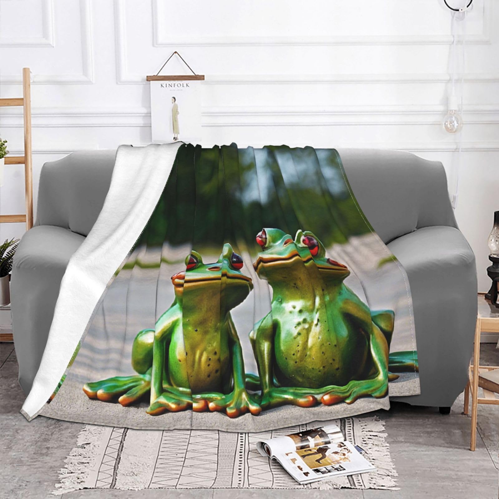 Couverture polaire grenouille le cadeau réconfortant pour toute la famille