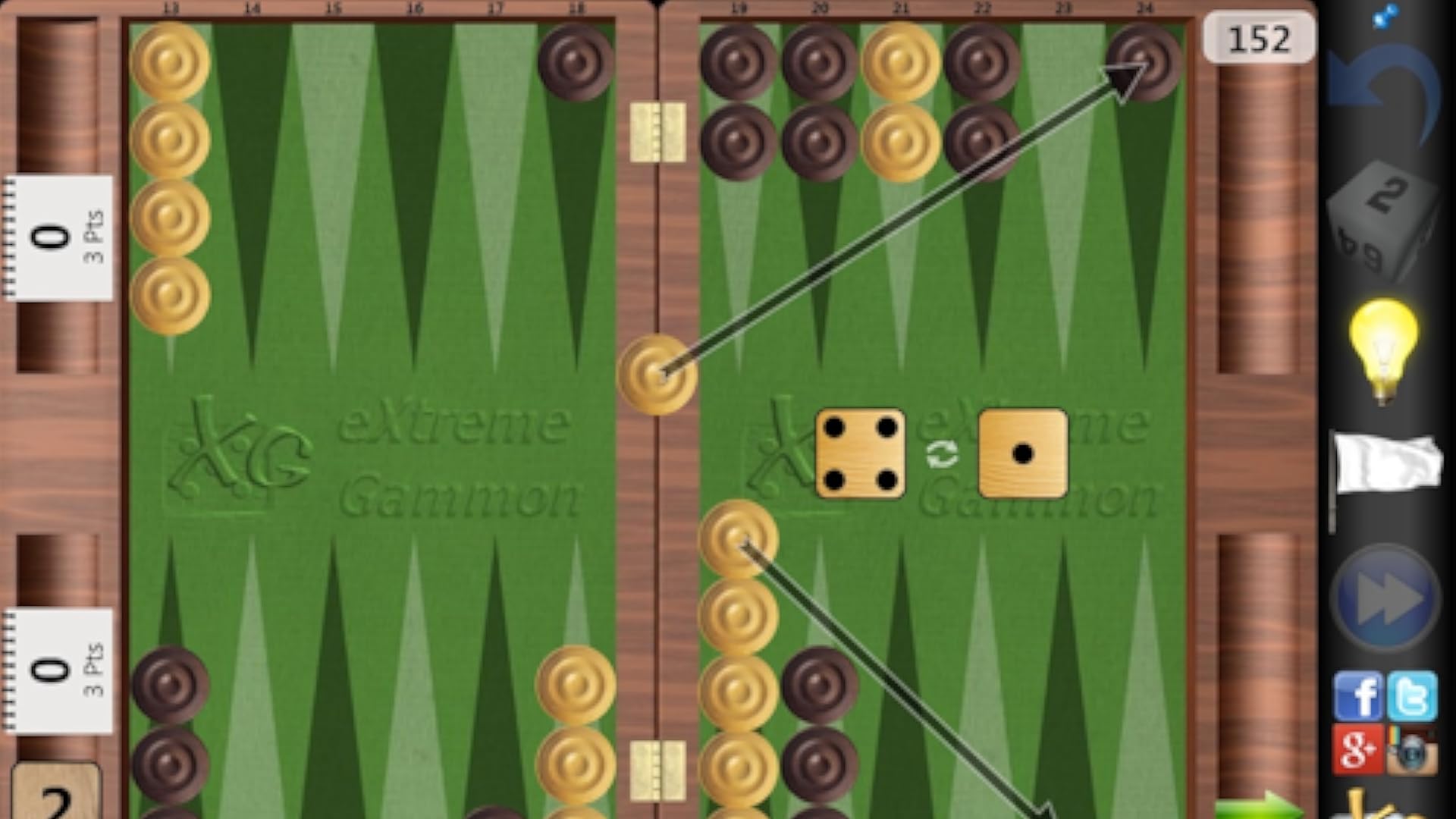 XG Mobile Backgammon App on the Amazon Appstore