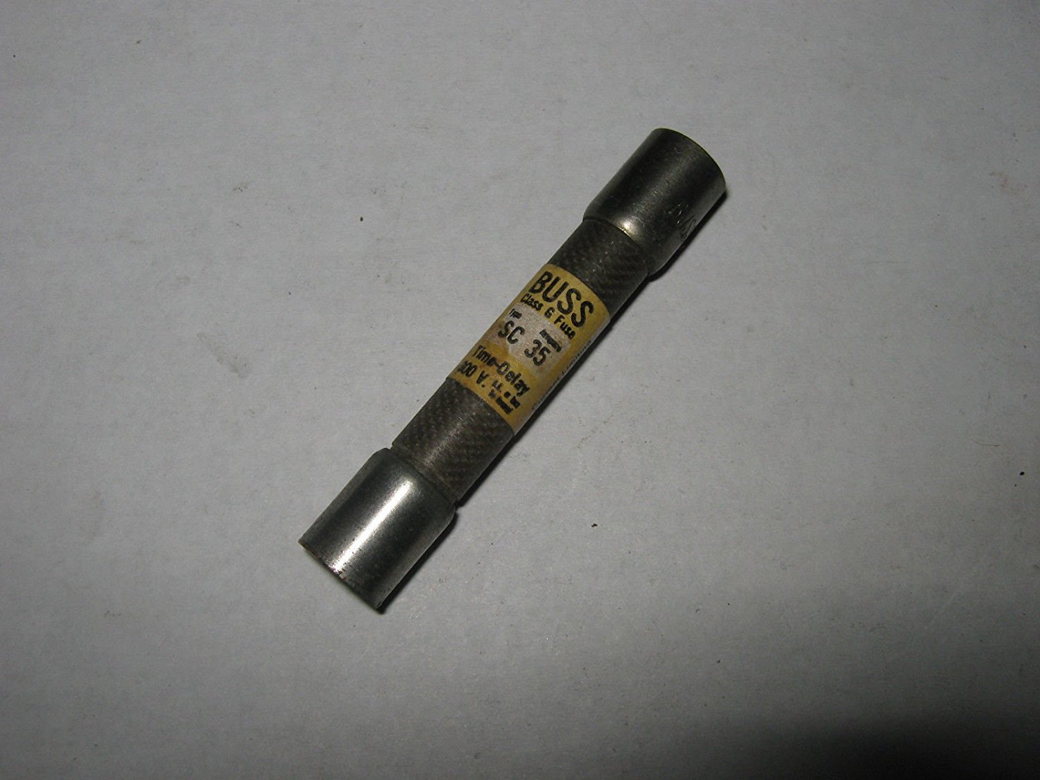 BussmannSC-35, 35 Amp (35A) Time-Delay Class G Melamine Tube, 600V UL Listed