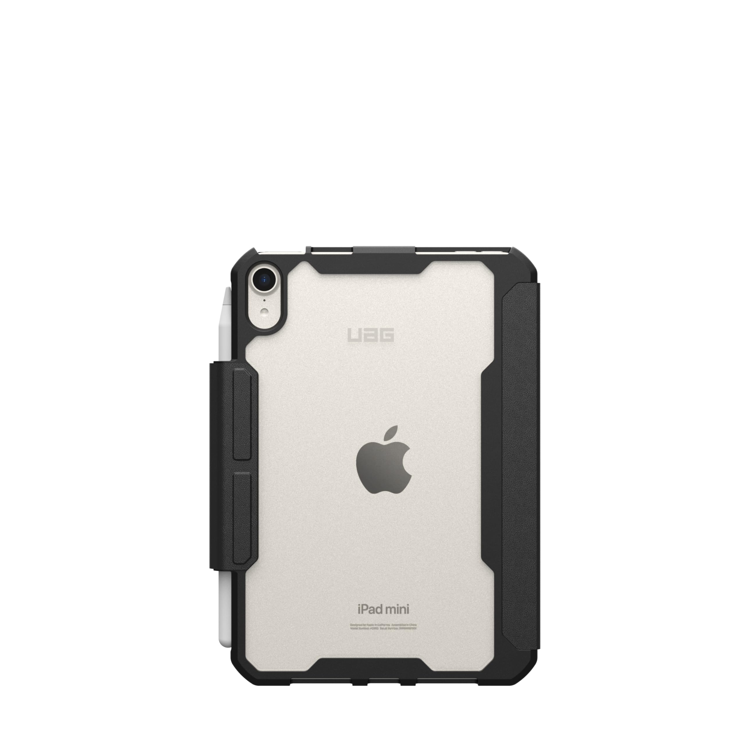 URBAN ARMOR GEAR UAG - Custodia protettiva progettata per iPad mini A17 Pro (7a generazione, 2024) A2993 A2995 A2996 8,3" Essential Armor, supporto regolabile multi-angolo con supporto protettivo w