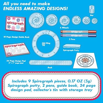 Spirograph Design Tin Set Parallel Imported Item