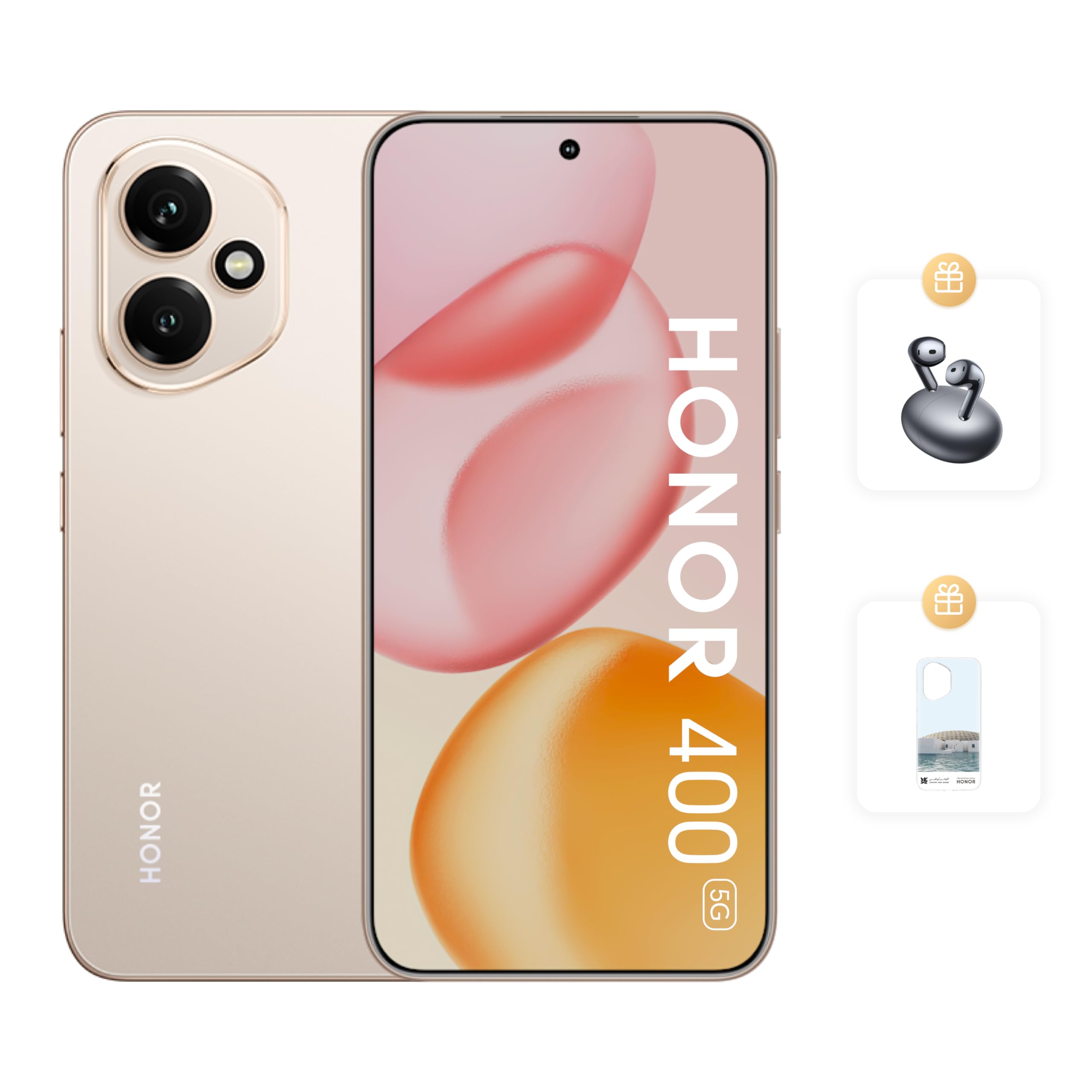 HONOR 400 5G 12GB RAM 512GB Desert Gold Dual SIM With Free HONOR