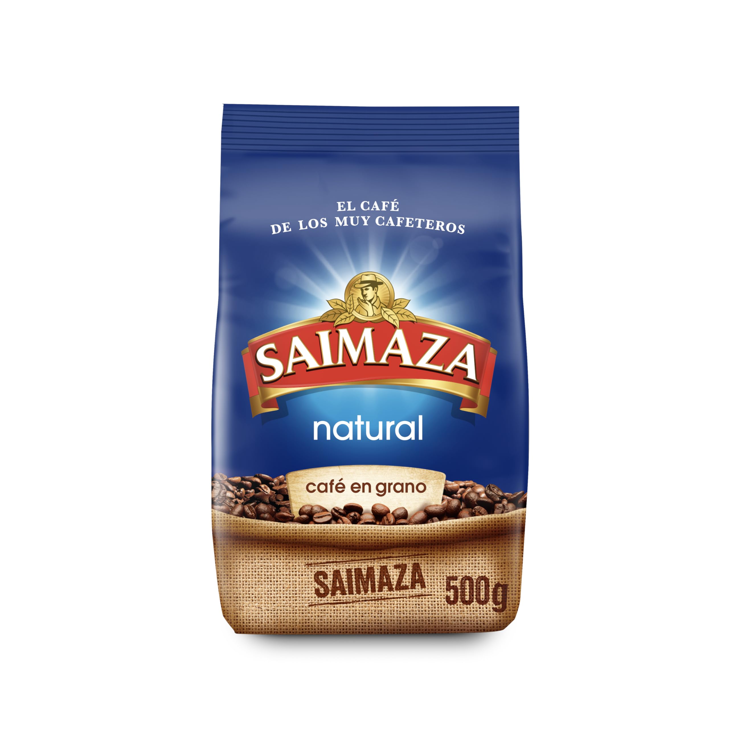 Saimaza Café en Grano 100% Natural, 500 g
