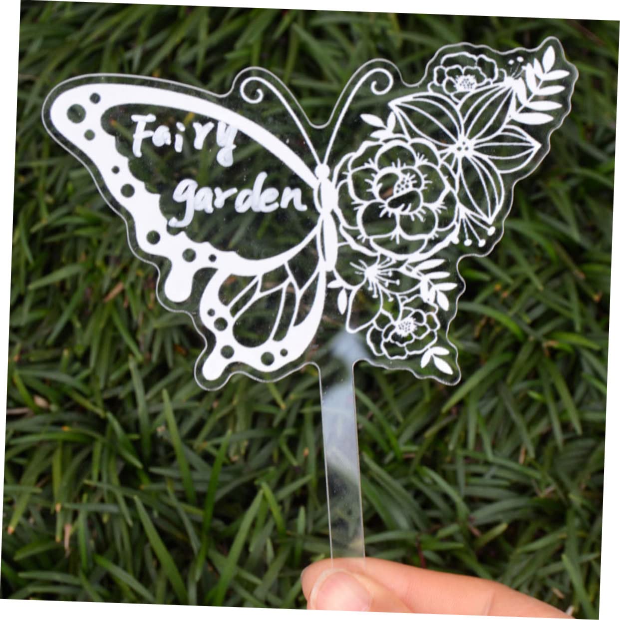 Abaodam 18pièces Étiquettes De Plantes Acrylique Avec Stylo Marqueurs De Jardin Pour Identifier Vos Fleurs Et Plantes Pot
