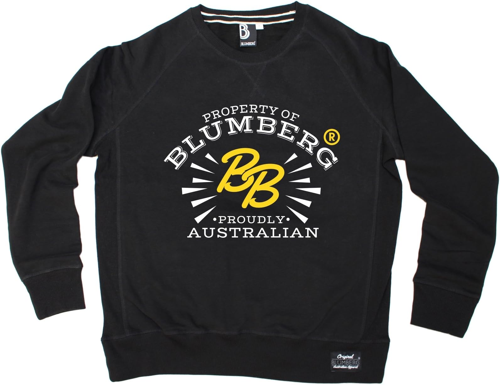 Blumberg AustraliaMen's Property of BB Proudly Australian Premium Sweatshirt Novelty Funny Clothing