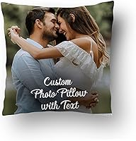 Vista 11 de Love and Family Collage - Almohada personalizada para pareja. Almohada de fotos personalizada con texto para cumpleaños, aniversario y Navidad.