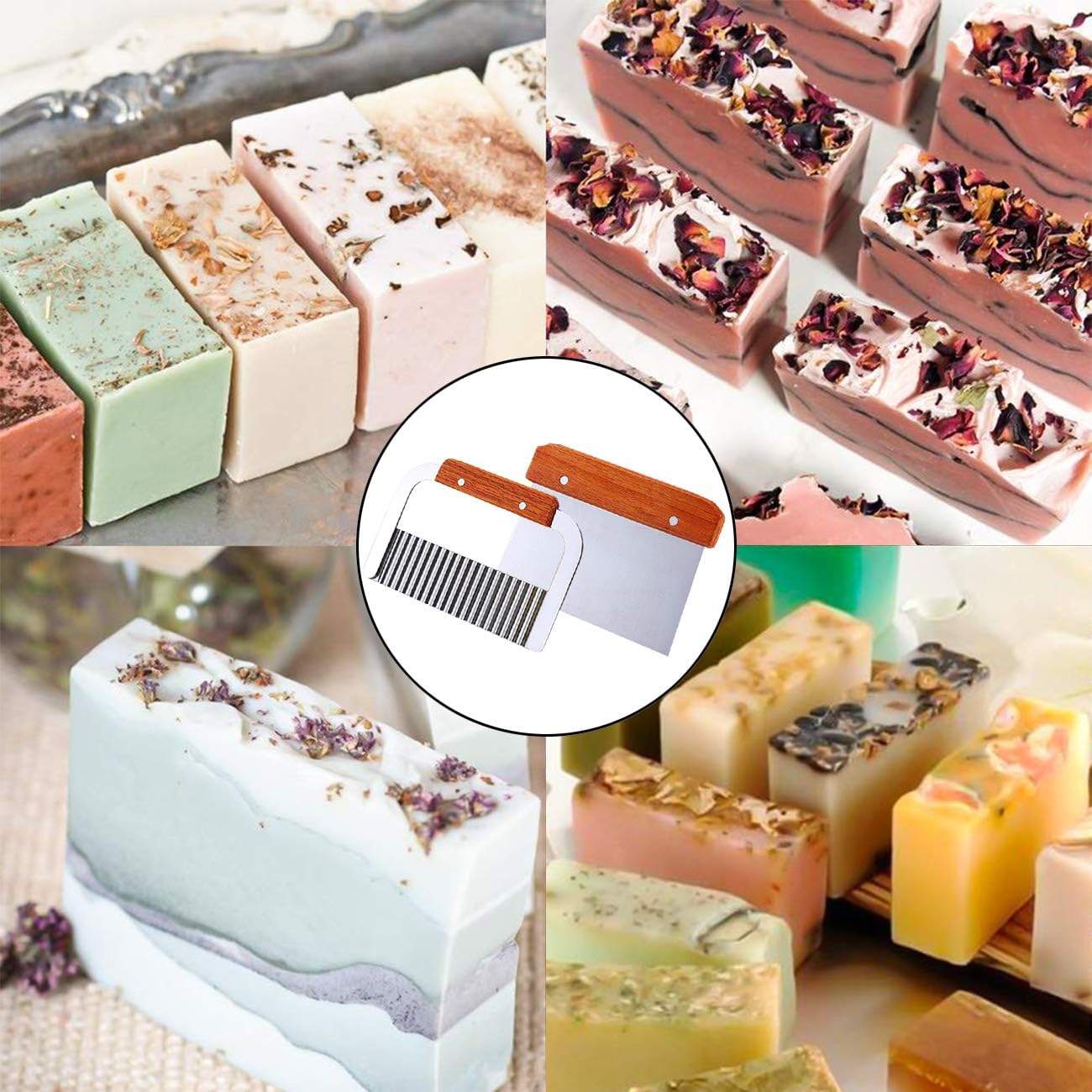 Silicone Soap s Kit- Wooden Silicone Rectangular with