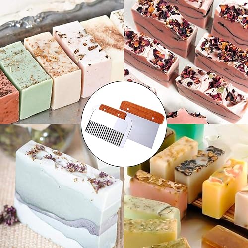Miniatura 5 de Ogrmar Molde rectangular flexible de silicona para jabón, herramienta DIY para hacer jabón o pasteles 42 oz