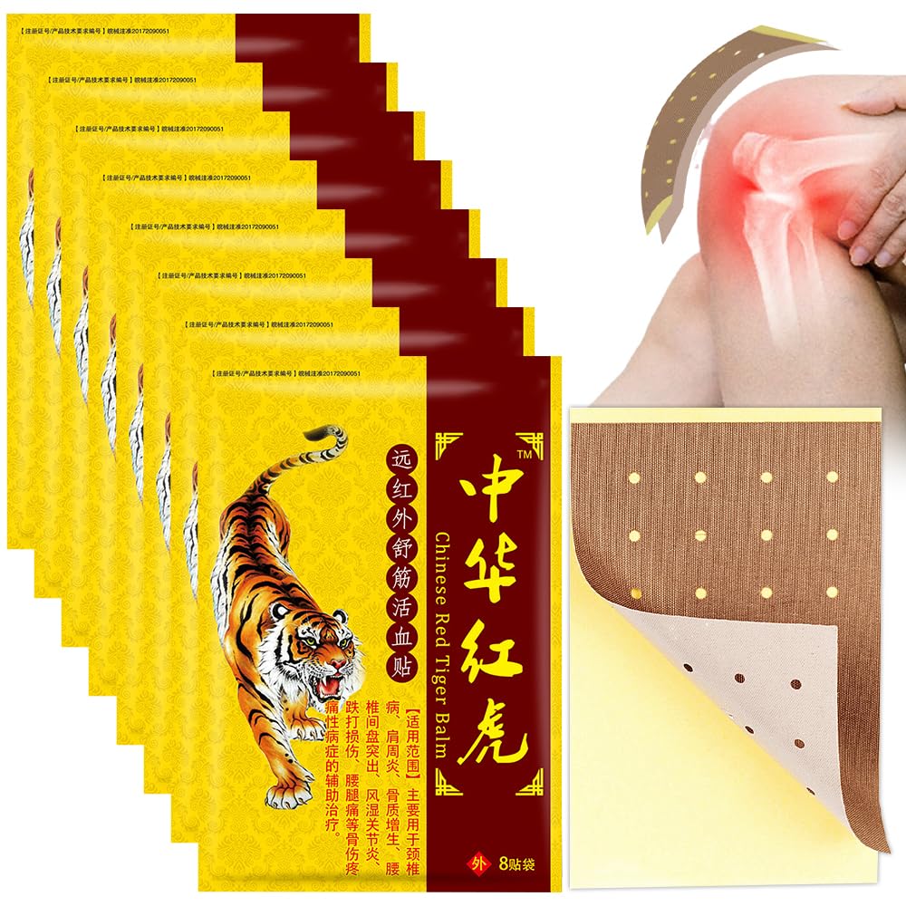 Parches Anti-Douleur, 80 Pièces Patch Chauffant, Patch Anti Douleur, Patch De Soulagement De La Douleur, Patch Chauffant Dos Pour Genoux, Muscles Endoloris, Maux De Dos