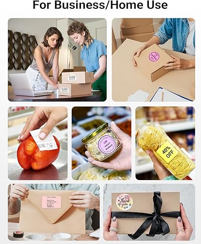 Miniatura 7 de Phomemo Label Printer, M220 Thermal Bluetooth Barcode Label Maker, for Home, Office, School, Compatible with Phone & Laptop