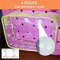 Vista 5 de Bolsa transparente para bolsa Bogg, Amarillo, Playa