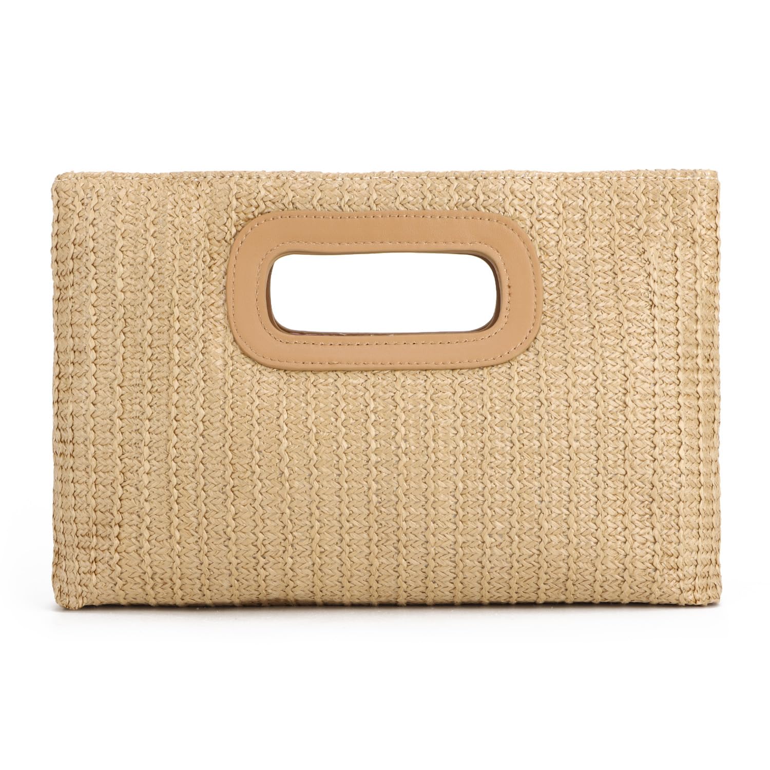 Freiesoldaten Stroh Clutch Handtasche für Frauen Raffia Tasc