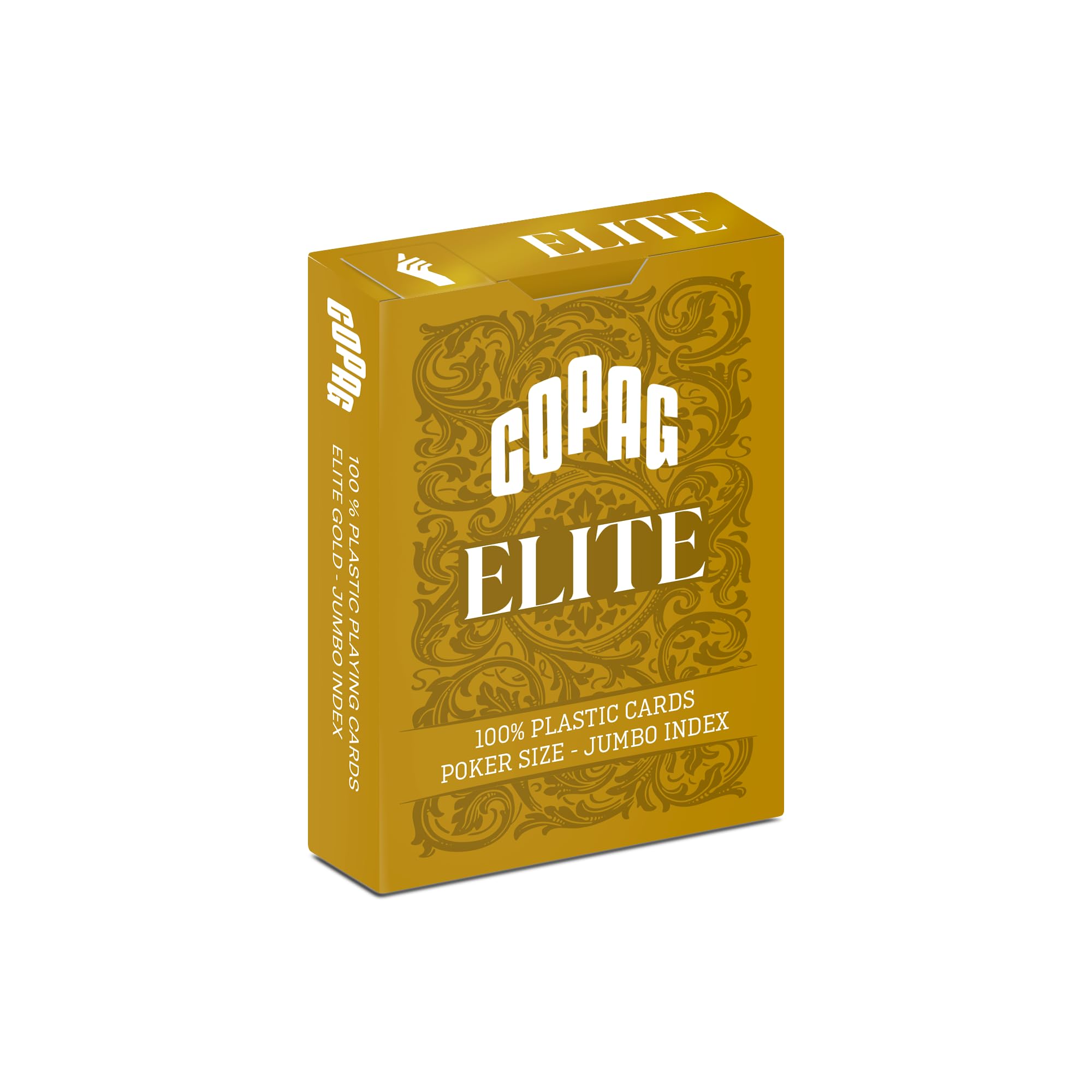 COPAG Poker Size Jumbo Index Gold Playing Cards