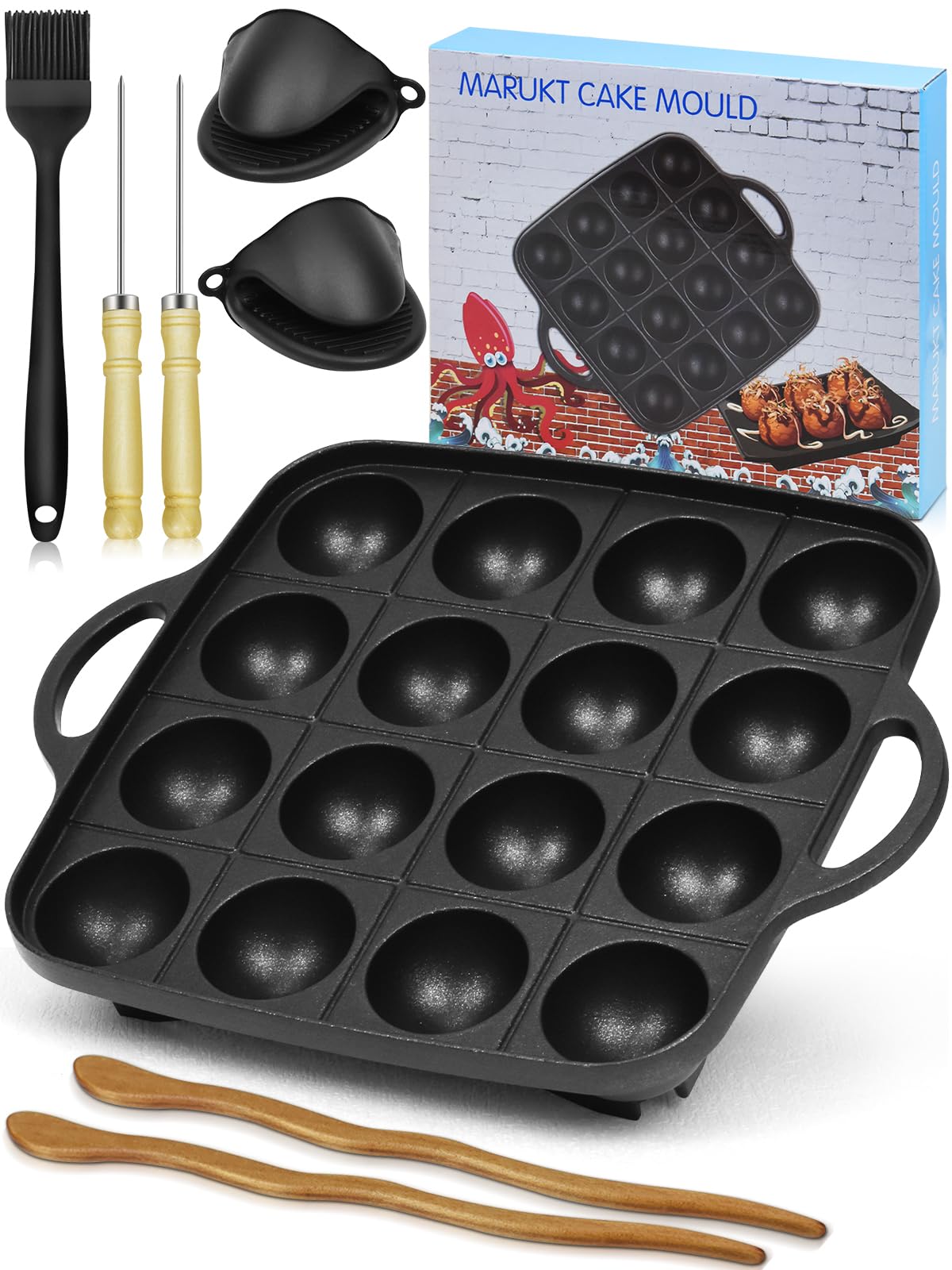 Artcome Takoyaki Pan - Make Octopus Balls! -1 Artcome Takoyaki Pan - Make Octopus Balls! -1