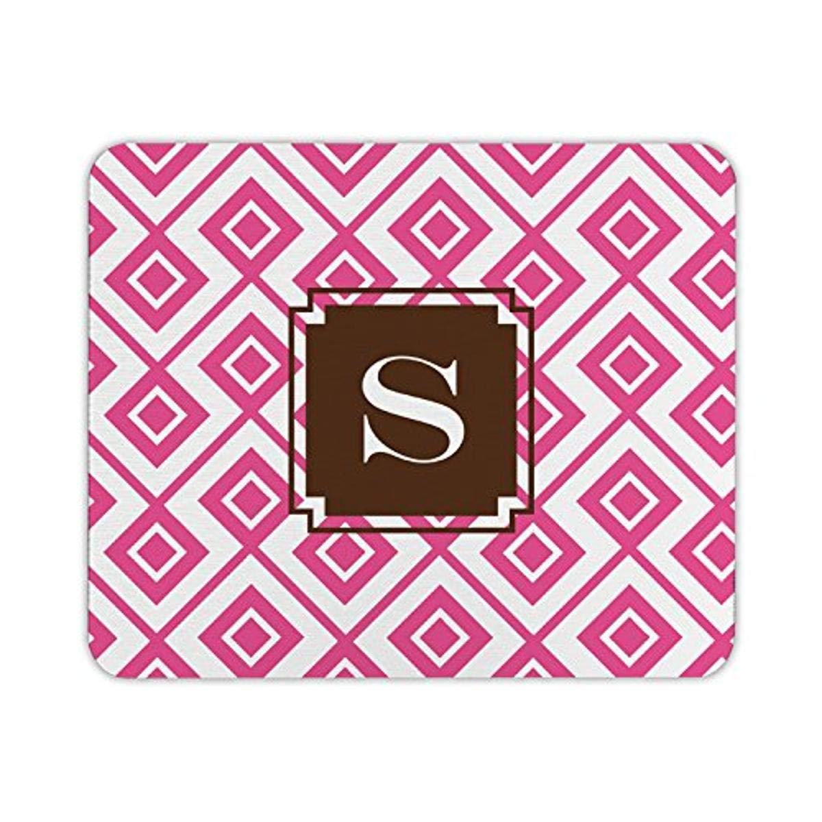 Dabney Lee AZMP05-SI-W-K"Letter K" Lucy Single Initial Mouse Pad