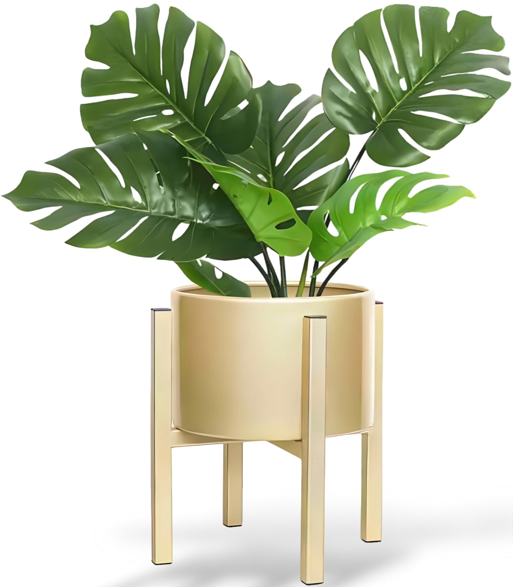 THING MAKER Luxurious Modern Metal Golden Plant Home/Garden Decor Container Outdoor Indoor Plants Stylish Pot A Modern Touch 1 Piece (Gold) (B0CQRCLRTG) Amazon Price History, Amazon Price Tracker