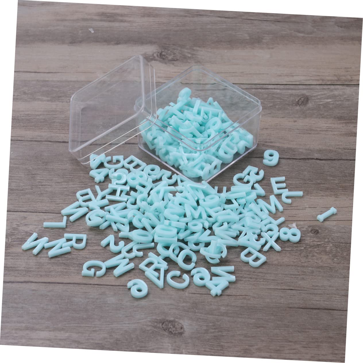 SEWACC Lot De 3 Perles Alphabet en Acrylique pour Garçons Et Filles Jouets Éducatifs pour La Fabrication De Bracelets Figurines en Résine 200 Pièces X 3