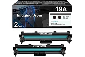 19A CF219A Black Drum Unit 2 Pack Compatible with HP Laser Pro...